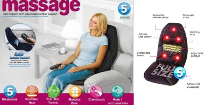 22,90€ για ένα Κάθισμα Ανατομικό Μασάζ 5 Σημείων με Θερμαινόμενη Πλάτη & Χειριστήριο, με παραλαβή από την Idea Hellas και δυνατότητα πανελλαδικής αποστολής στο χώρο σας. Κωδ 230.897