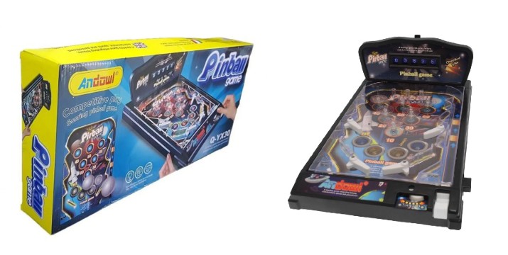 17, 90€ για ένα Επιτραπέζιο Φλίπερ Με Φωτάκια και Ήχους – Table Electronic Pinball Andowl, με παραλαβή από την Idea Hellas και δυνατότητα πανελλαδικής αποστολής στο χώρο σας.